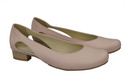 Damen-Ballerinas Puderrosa, Naturleder 103 ElitaBut