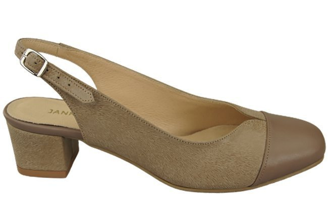 Damenschuhe Sandalen Naturleder 165 Cappuccino ElitaBut