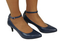 Damenschuhe Pumps Marineblau Naturleder 997 ElitaBut