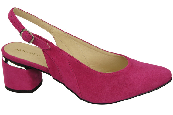 Damensandalen aus natürlichem Wildleder Lila Eleganz und Komfort 196 von ElitaBut