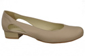 Damen-Ballerinas Cappuccino, Naturleder 103 ElitaBut