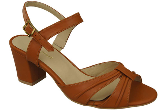 Damenschuhe Sandalen Rot Naturleder 168 ElitaBut