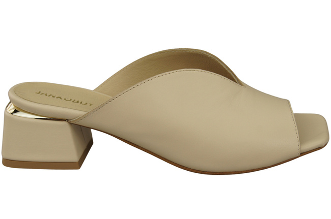 Damen Schuhe Absätze Flip Flops Beige Naturleder 210 ElitaBut