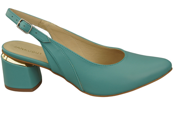 Damenschuhe Türkis Sandalen Naturleder 196 ElitaBut