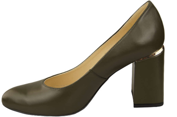 Damenschuhe Olivenpumps, Naturleder 179 ElitaBut