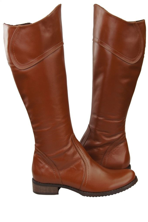 Damenstiefel, Stiefel, Naturleder 597 Braun ElitaBut