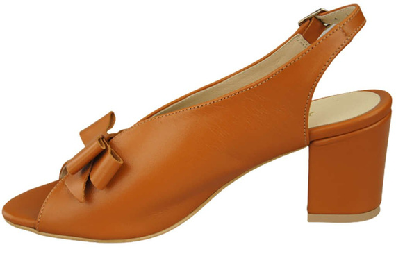 Damenschuhe Sandalen Rot, natürlich genarbtes Leder, 148 L ElitaBut