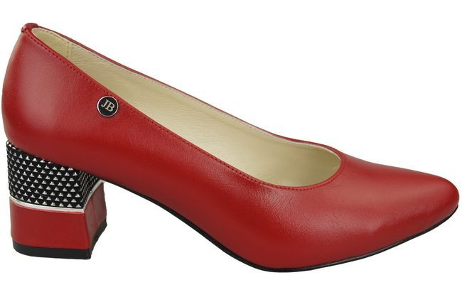 Damenschuhe Rote Pumps, Naturleder 142 ElitaBut