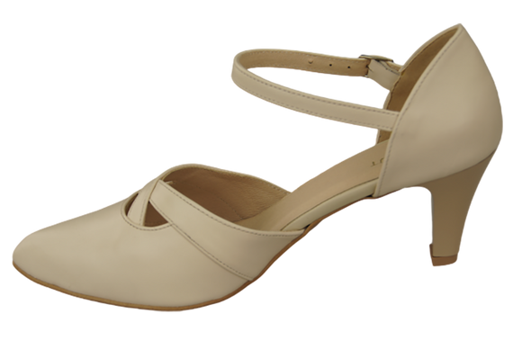 Damenschuhe Beige Sandalen, Naturleder 151 ElitaBut