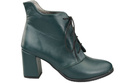 Winter-Schnürstiefel für Damen, Naturleder, Malachite 174, von ElitaBut