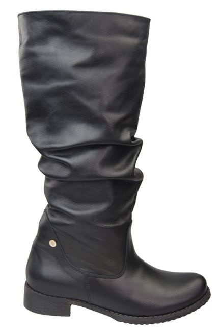 Schuhe Damenstiefel, Stiefel, Naturleder 123 Schwarz ElitaBut