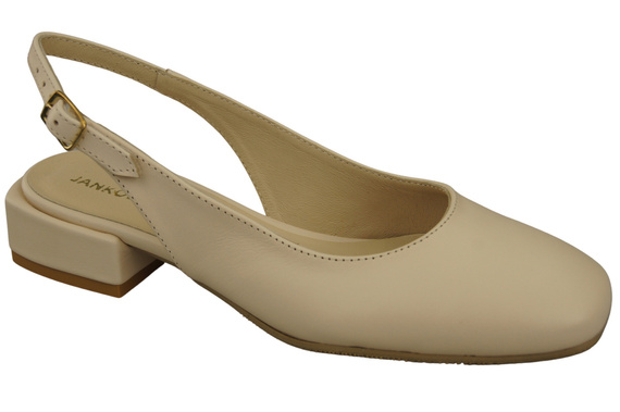 Damen Schuhe Sandalen Beige Flacher Absatz Naturleder 206 ElitaBut