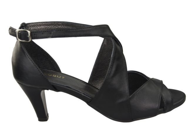 Damenschuhe Sandalen Schwarz Naturleder 130 ElitaBut