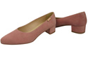 Bequeme Damen-Schuhe Bonbonrosa aus echtem Veloursleder 220 Z ElitaBut