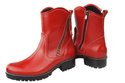 Damenstiefel Naturleder Rot 122 ElitaBut