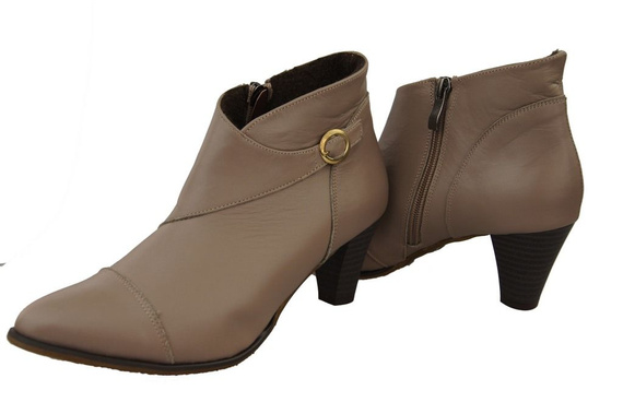 Damenschuhe Frühling/Herbst Naturleder Cappuccino 100 L ElitaBut