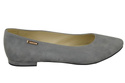 Damenschuhe Ballerinas Grau, Naturleder, Wildleder 131 ElitaBut