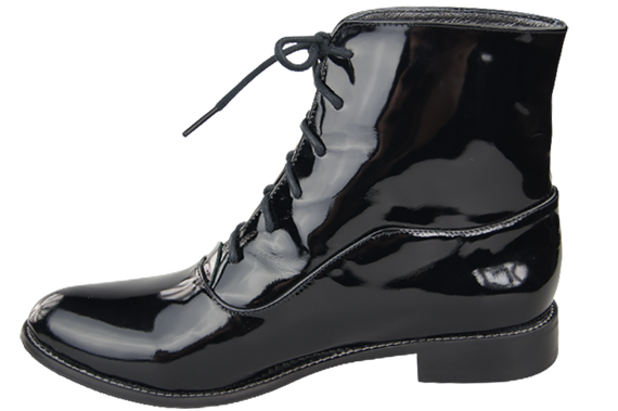 Damenstiefel Frühling/Herbst Naturleder Schwarz Lack 155 L ElitaBut