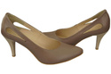 Damenschuhe Cappuccino-Pumps Naturleder 166 ElitaBut