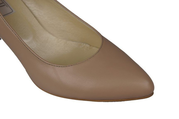 Damenschuhe Pumps Naturleder Cappuccino Lico 825 ElitaBut