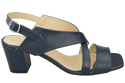 Damenschuhe Sandalen Marineblau Naturleder 149 ElitaBut
