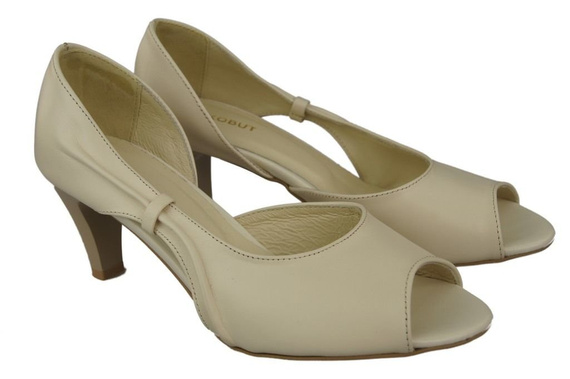 Damenschuhe Sandalen Beige Naturleder 566 ElitaBut