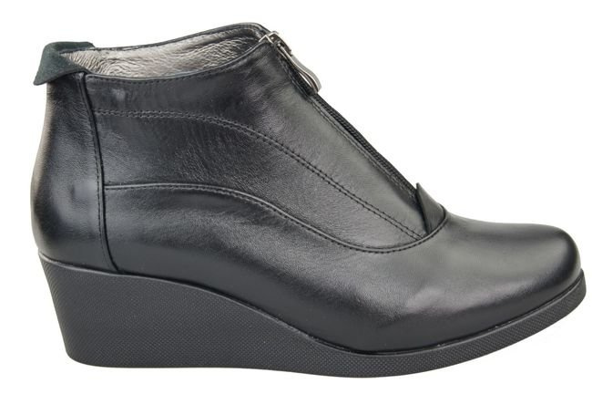 Winter-Damenstiefel, Naturleder, Schwarz 133 von ElitaBut