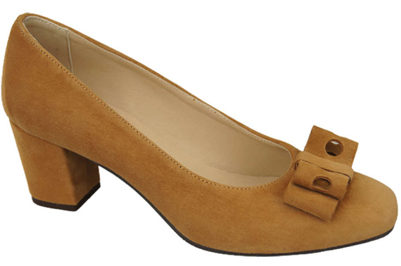 Damenschuhe Rote Pumps, natürliches Wildleder 163 ElitaBut