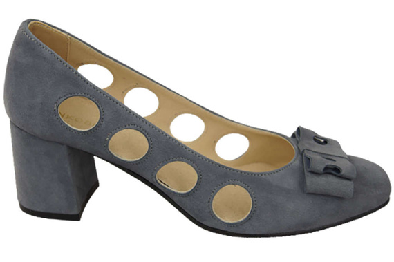 Damenschuhe Pumps Grau Natürliches Wildleder 182 ElitaBut