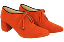 Damenschuhe Orange Schuhe Natursamtleder 183 ElitaBut