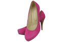 Damenschuhe Pumps Fuchsia Naturleder Wildleder 644 ElitaBut