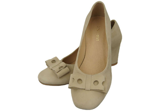 Damenschuhe Pumps Beige Natürliches Wildleder 163 ElitaBut