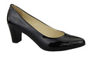 Damenschuhe Pumps Naturleder Schwarzlack 974 ElitaBut