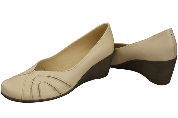 Damen Schwarz Naturleder Gestiefelte Beige 828 ElitaBut