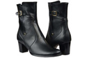 Damenstiefel, Warm, Naturleder, Schwarz 882 Z ElitaBut