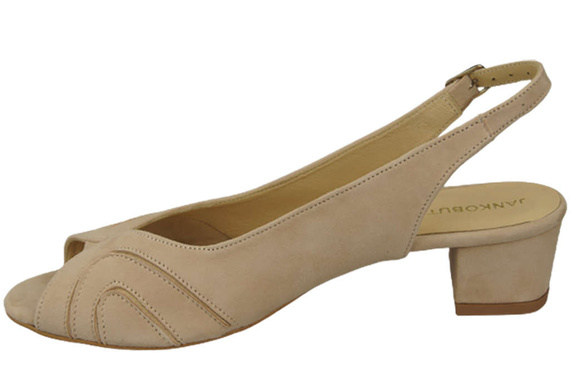 Damenschuhe Sandalen, natürliches Wildleder, Puderrosa 991 ElitaBut