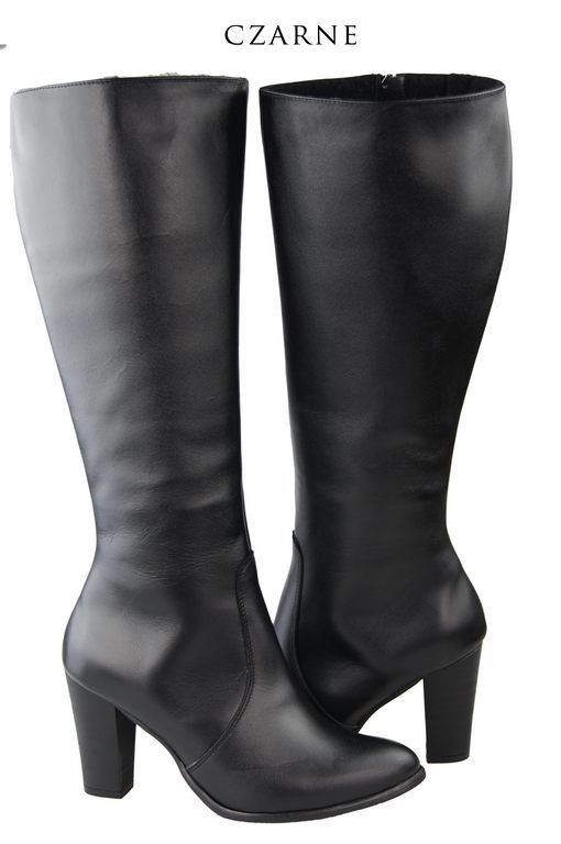 Schuhe Damenstiefel, Naturleder, Schwarz 944 ElitaBut