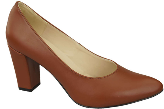 Damenschuhe Pumps Braun Naturleder 170 ElitaBut