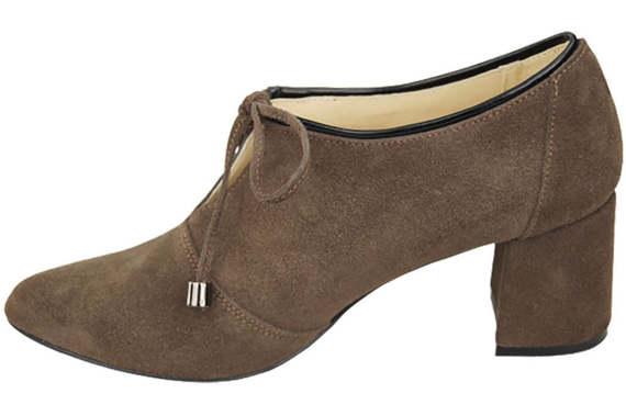 Damenschuhe Braune Schuhe Natursamtleder 183 ElitaBut