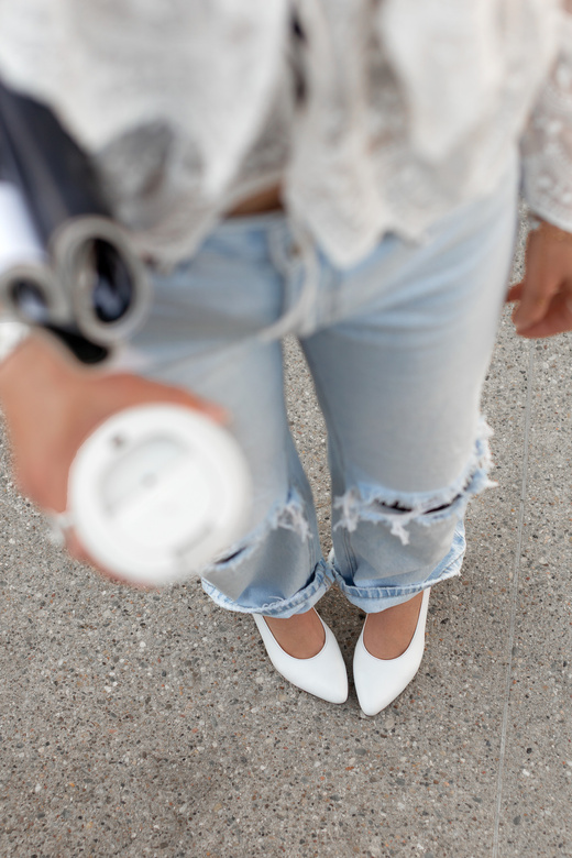 Damenschuhe Pumps Weiß Naturleder 142 ElitaBut