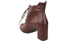 Winter-Schnürstiefel für Damen, Naturleder, Burgund 174, von ElitaBut