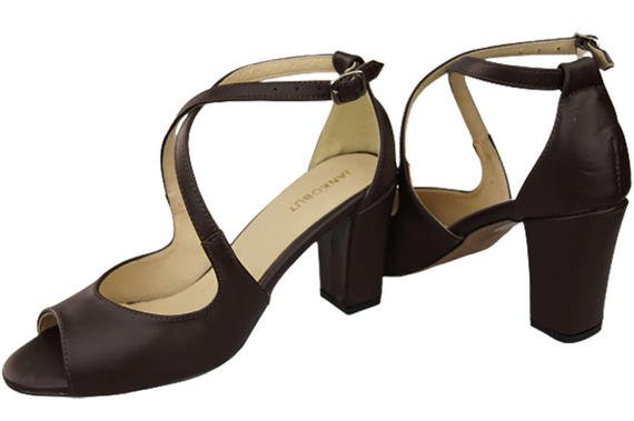 Damenschuhe Schokoladensandalen, Naturleder 186 ElitaBut