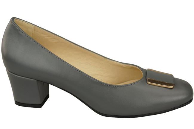 Damenschuhe Pumps Naturleder 187 Grau ElitaBut