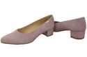 Bequeme Damen-Schuhe Helle Lila aus echtem Veloursleder 220 Z ElitaBut