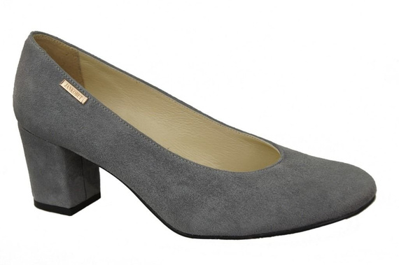 Damenschuhe Pumps Grau Naturleder Wildleder 125 ElitaBut