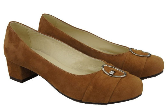 Damenschuhe Rote Pumps Natürliches Wildleder 135 ElitaBut