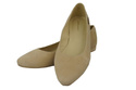 Damenschuhe Ballerinas Beige, Naturleder, Wildleder 131 ElitaBut
