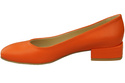 Bequeme Frauen Schuhe Orange Flats Natural Leder 204 ElitaBut