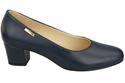 Damenschuhe Pumps Naturleder 172 Marineblau ElitaBut