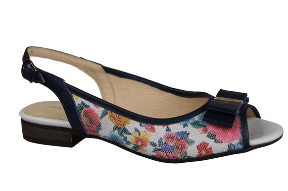 Damenschuhe Sandalen, Naturleder Flower 860 ElitaBut